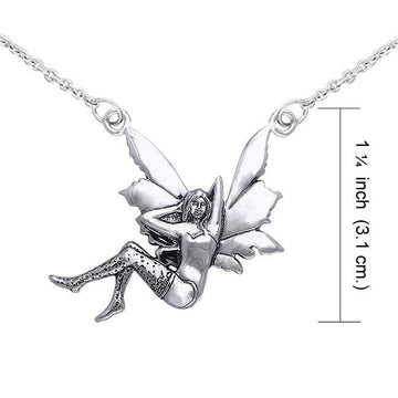 Glamour Fairy Silver Necklace by Amy Brown TNC017 - Jewelry